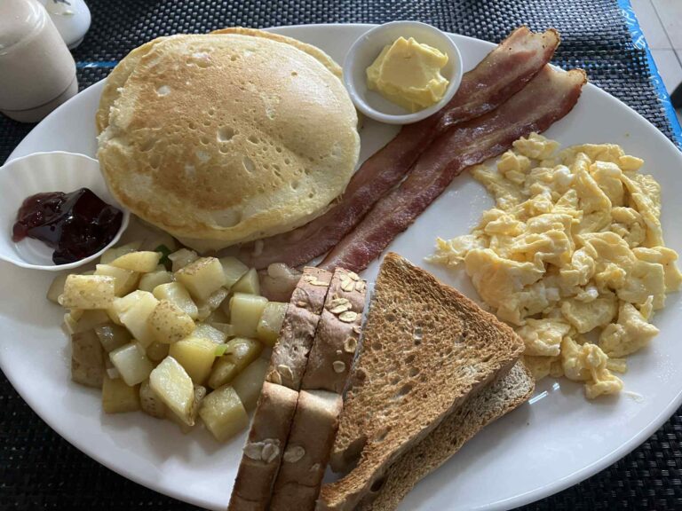 Breakfast in Jo's cafe