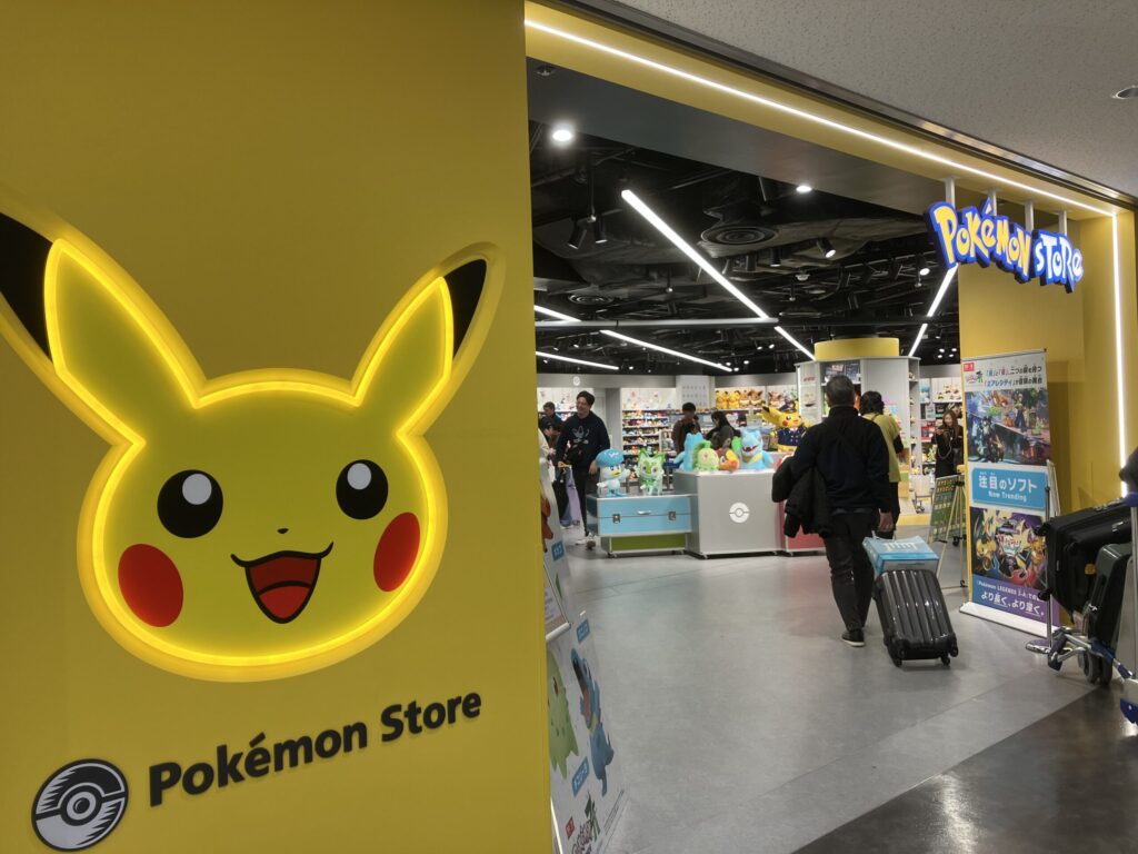 成田空港第1ターミナルのポケモンストア入口
