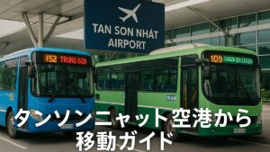 タンソンニャット空港から市内へ｜バス（152・109番）・タクシー完全解説
