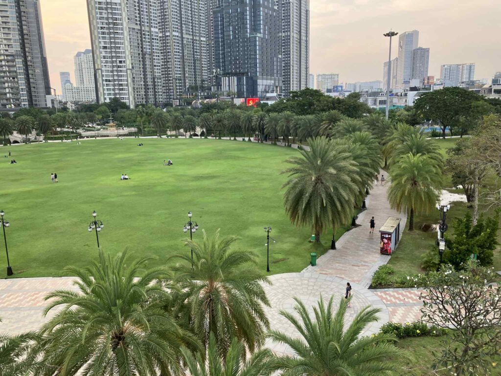 Vinhomes Central Parkの公園エリア