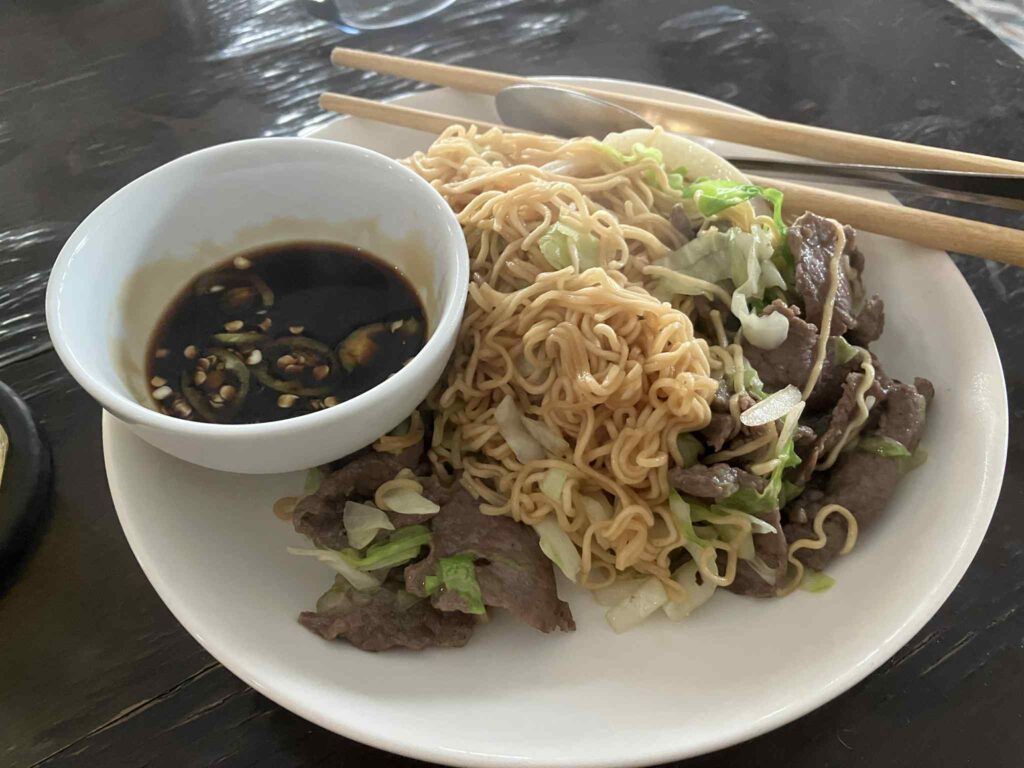 Café Song Hànhの焼きそば(Mì xào)