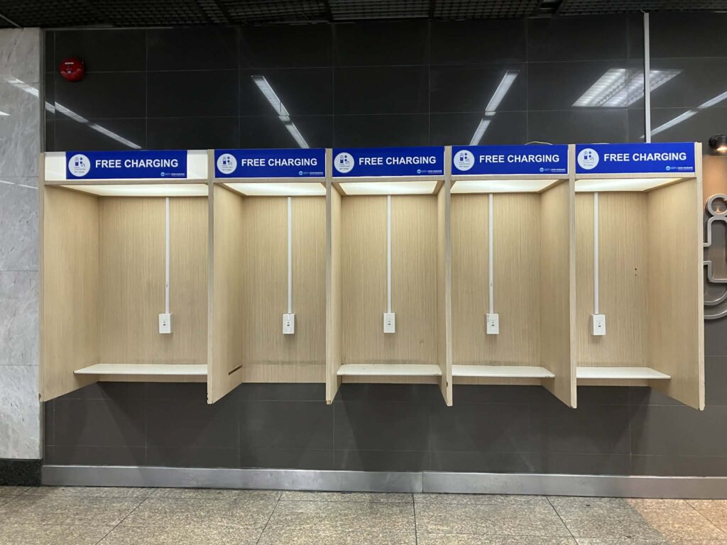 ドンムアン空港の無料充電スポット（Free Charging）
