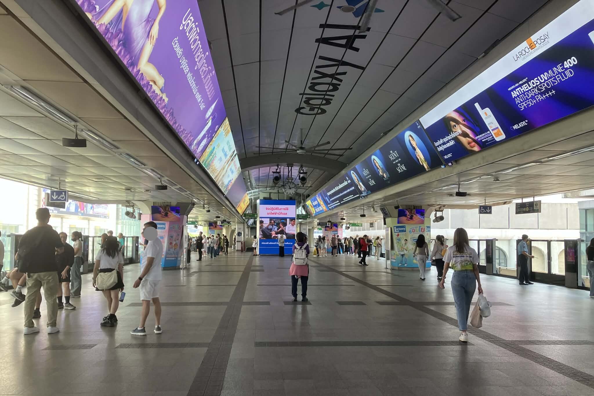 BTSサイアム駅ホームの様子