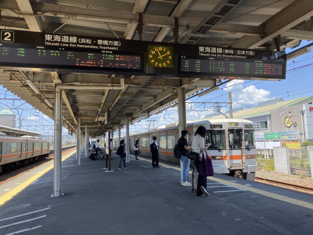 JR島田駅の東海道線ホーム