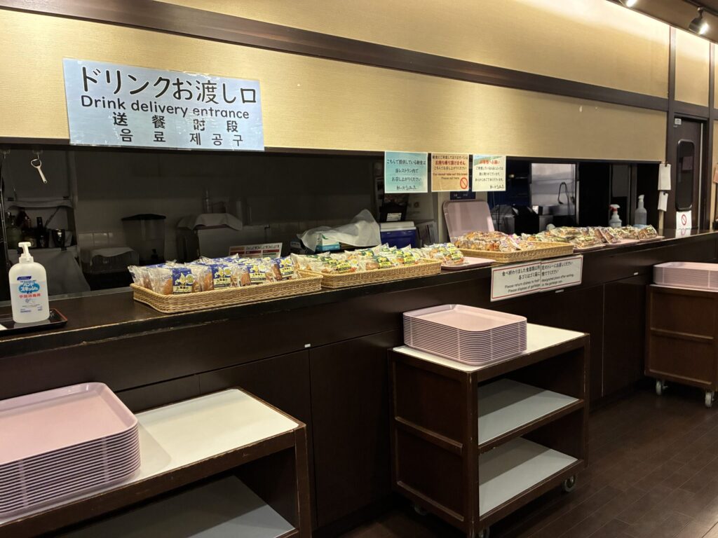 新千歳空港温泉の朝食