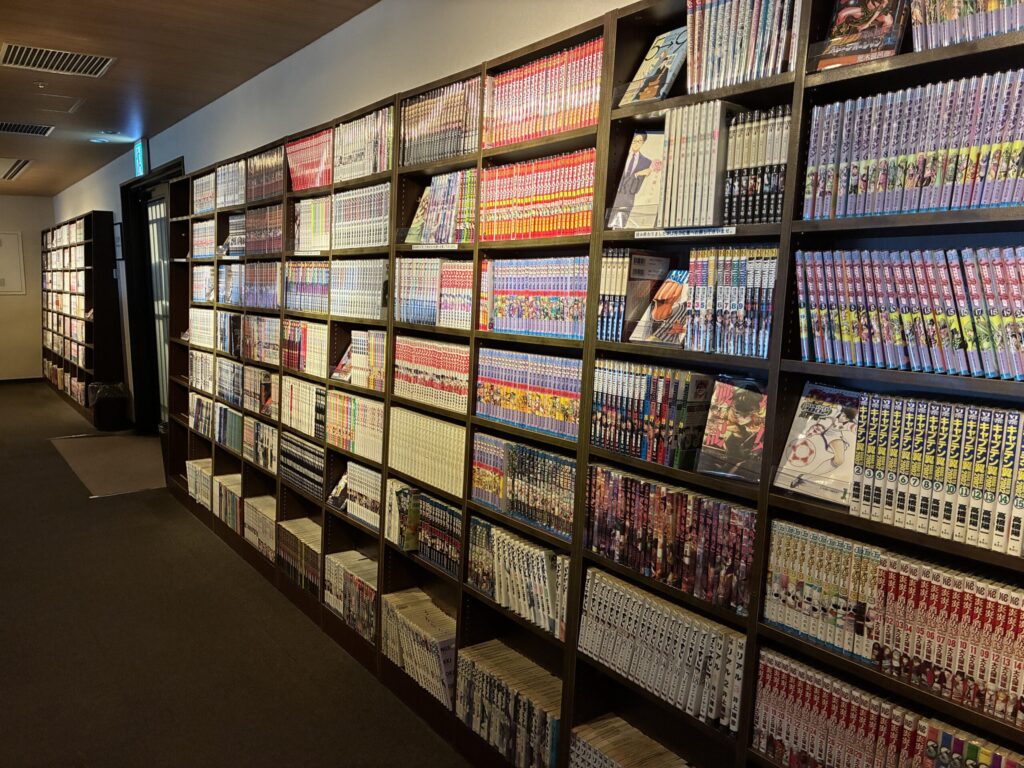 新千歳空港温泉の漫画コーナー