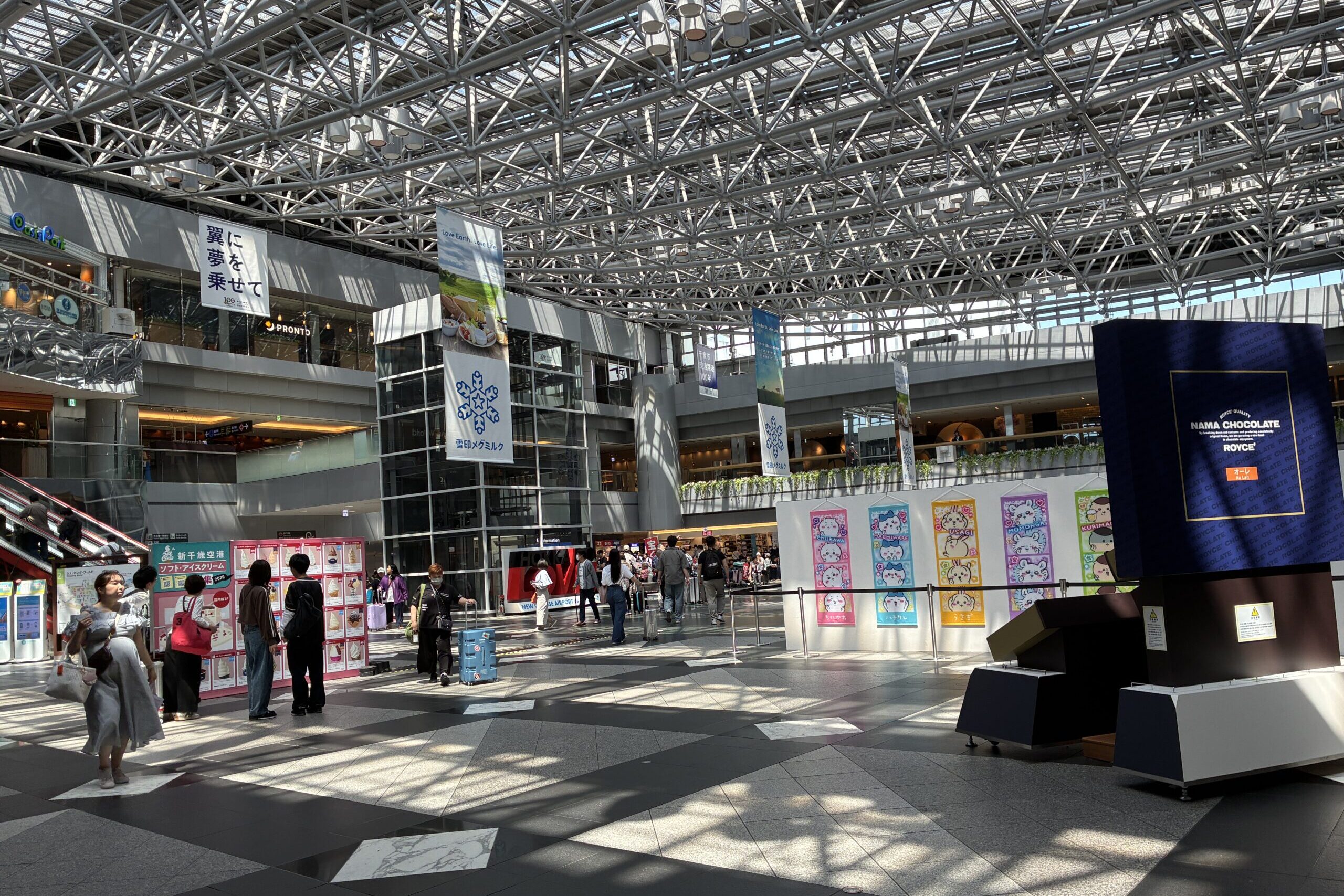 新千歳空港国内線ターミナルのショッピングエリア