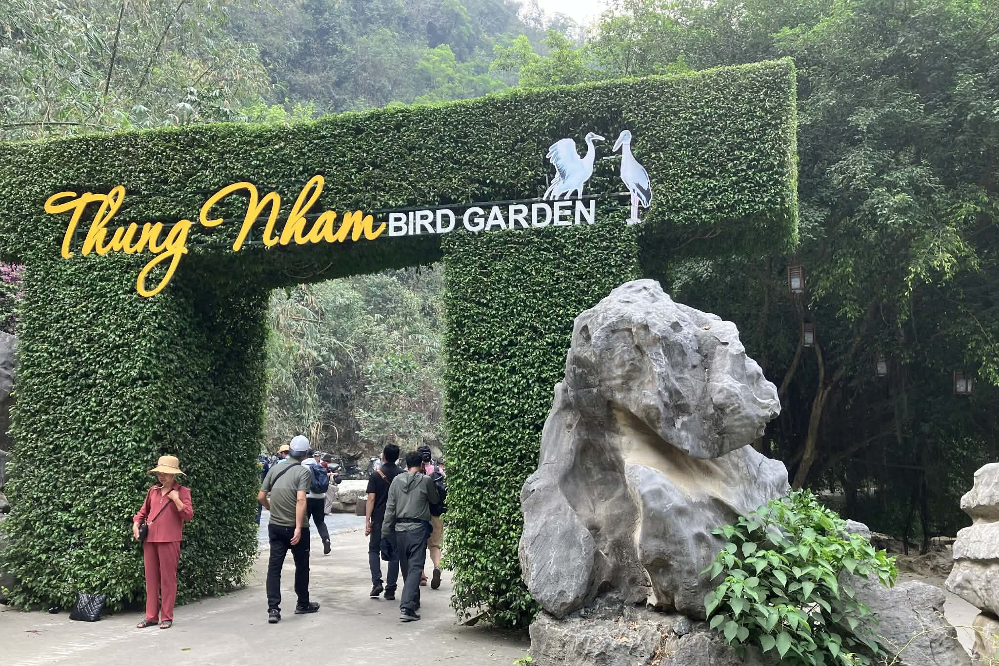 ニンビンのThung Nham Bird Garden入口