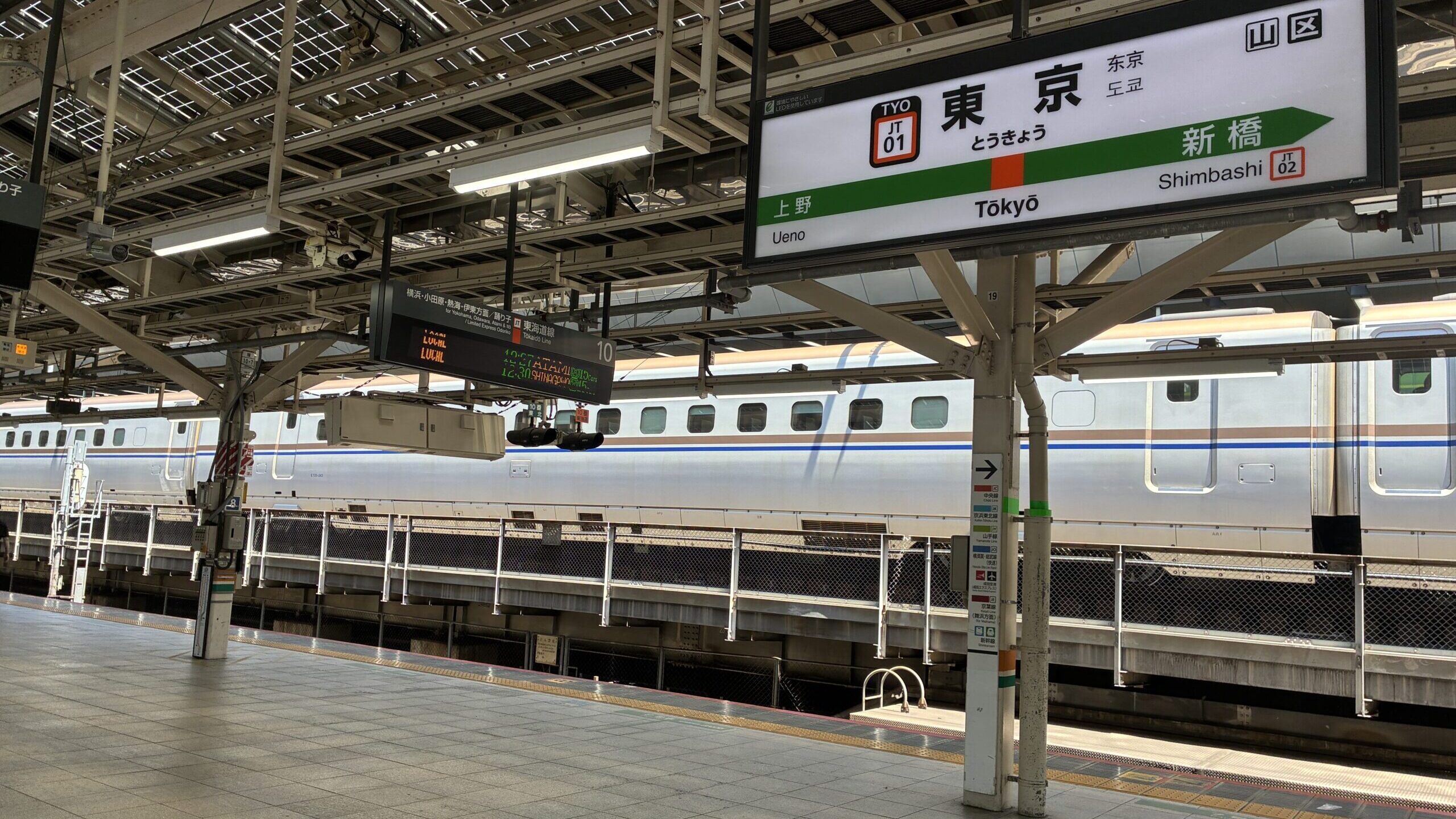 JR東京駅の駅名標
