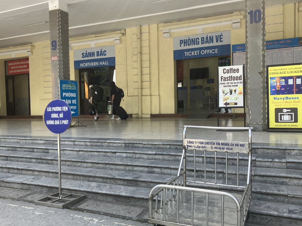 ハノイ駅Northern Hallの切符売り場
